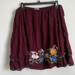 Off the shoulder, bell sleeve top